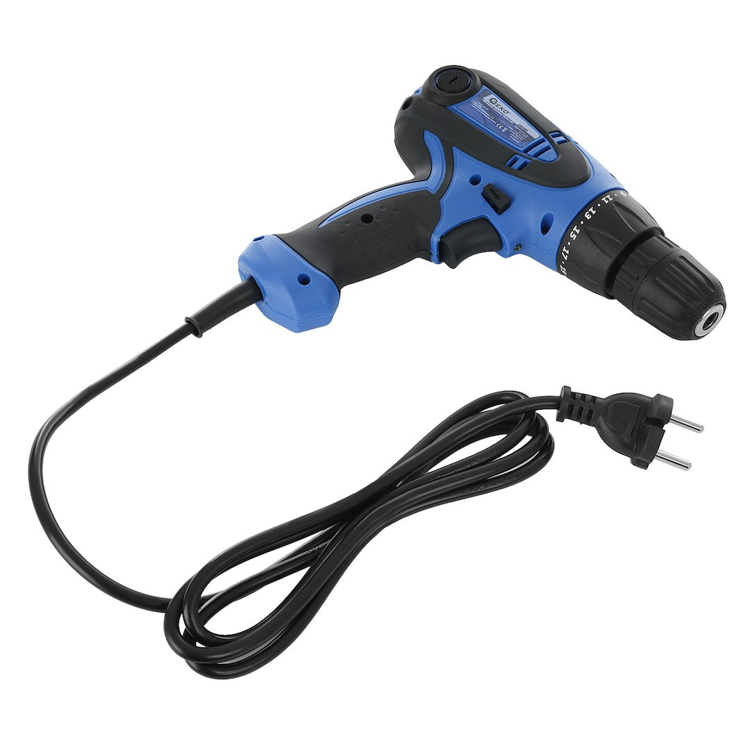Omkeerbare compacte boor/schroevendraaier LED 230V