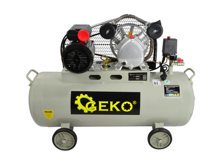 100L oliesmerende luchtcompressor V-Twin 8 bar 390 L/min