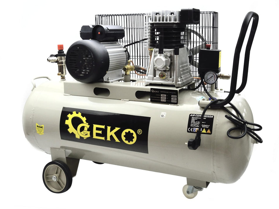 100L oliesmerende luchtcompressor type Z 8 bar 390 L/min