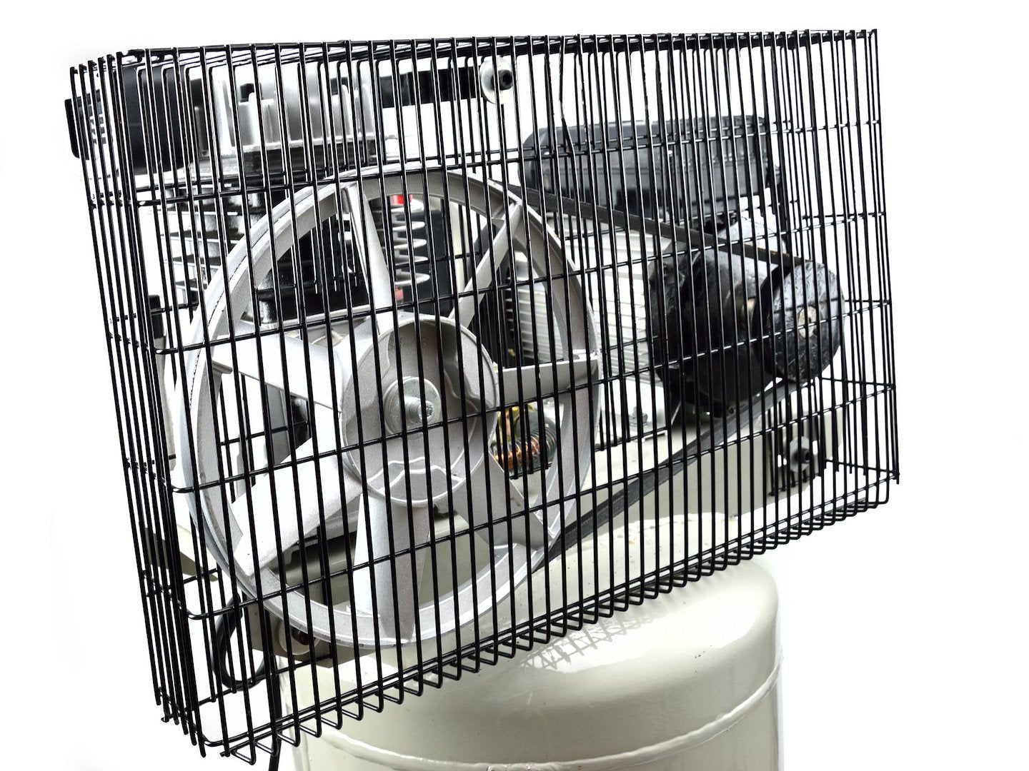 100L oliesmerende luchtcompressor verticale tank 8 bar 390 L/min