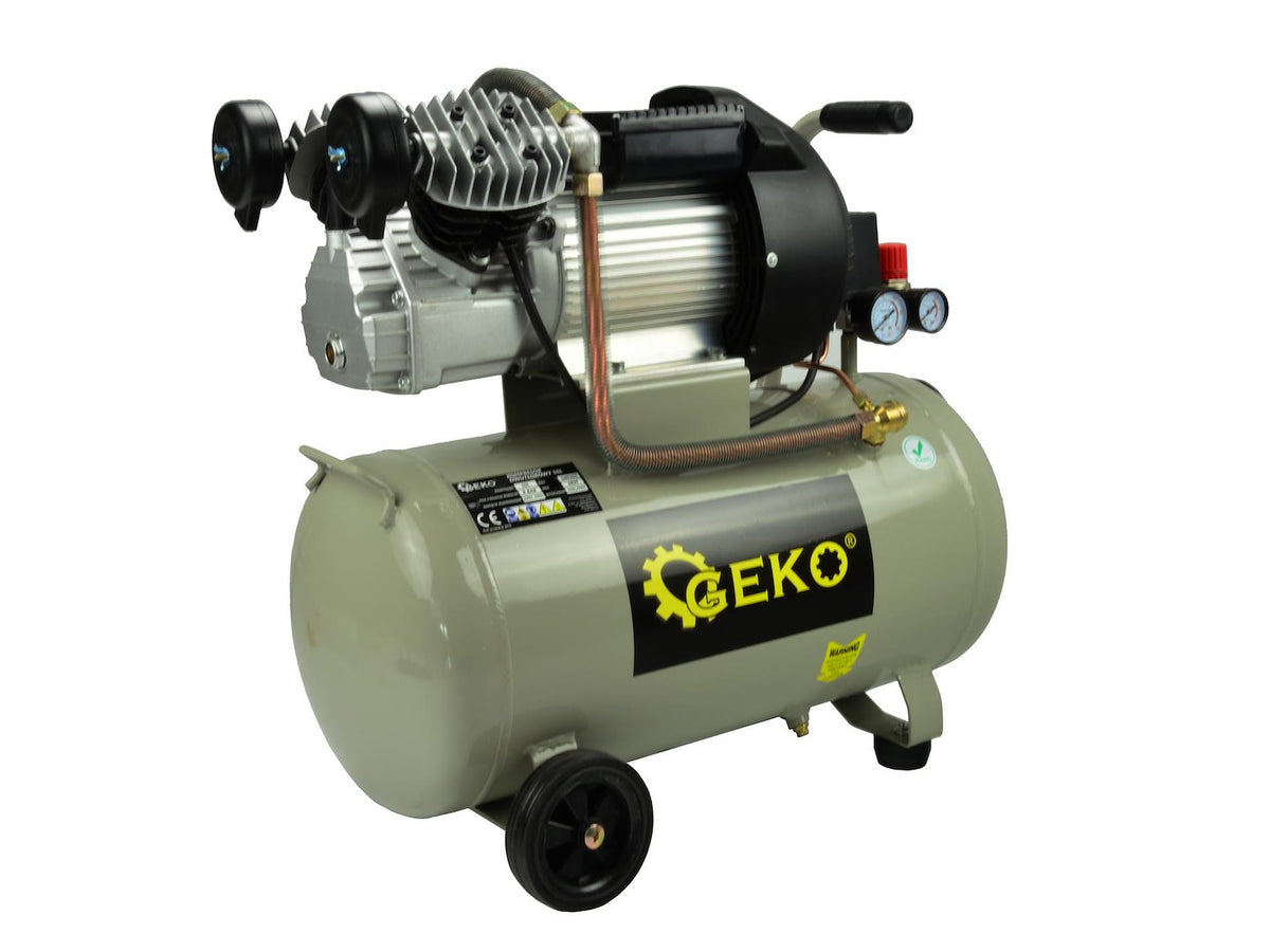 50L oliesmerende luchtcompressor V-Twin 8 bar 410 L/min