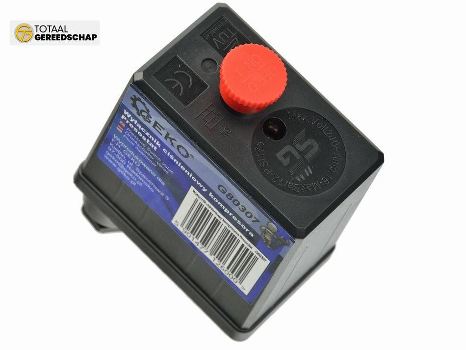 One way switch for air compressors