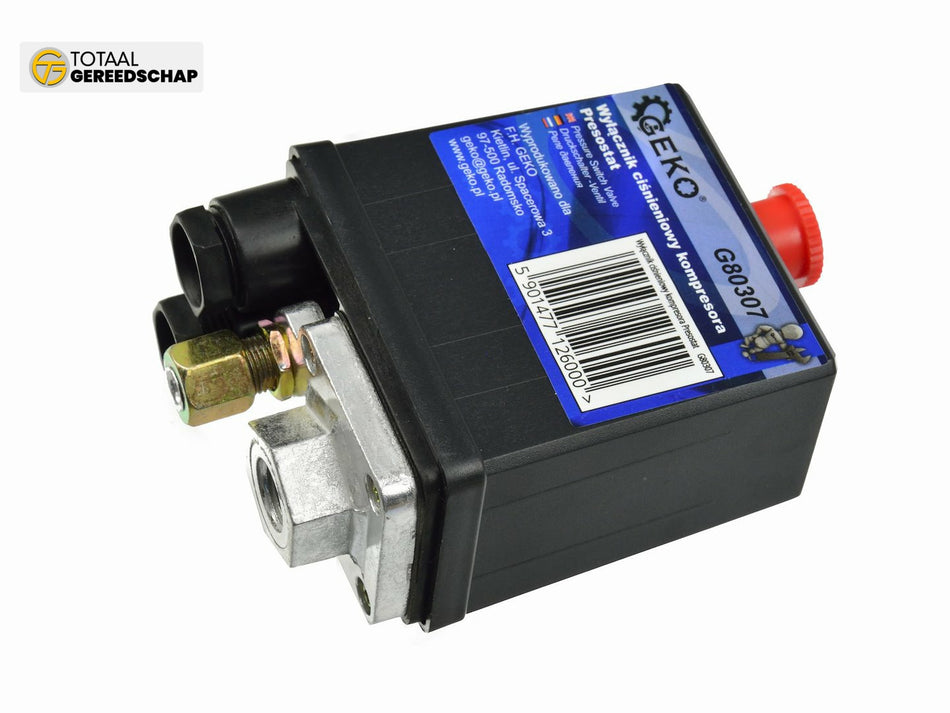 One way switch for air compressors