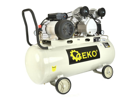 100L oliesmerende luchtcompressor V-Twin 9 bar 390 L/min GROOT