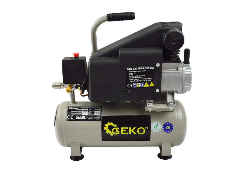 8L oliegesmeerde luchtcompressor 8 bar 118 L/min