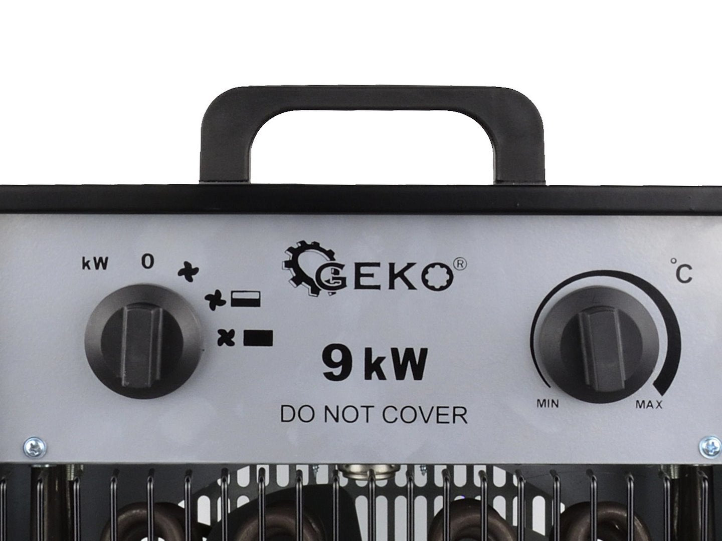 Industriële elektrische ventilatorkachel 9kW 400V