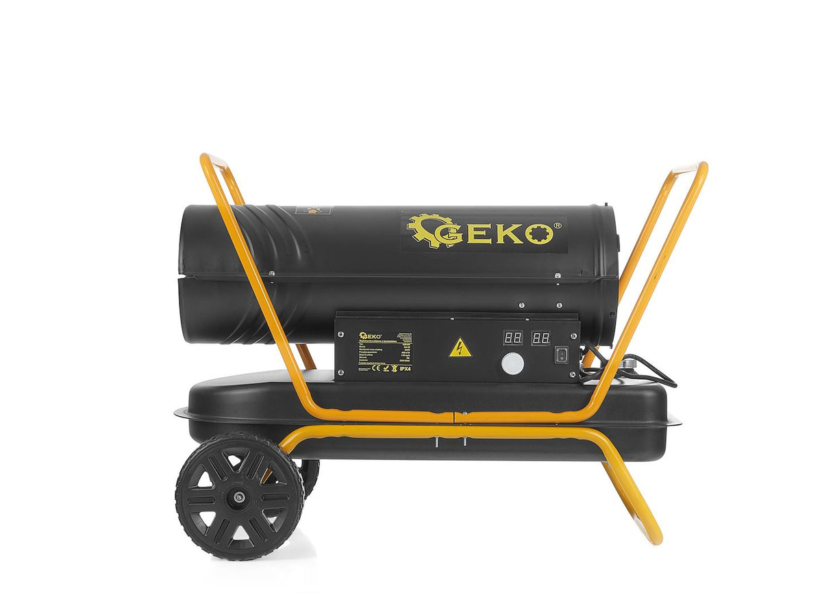 Oliegestookte directe kachel met thermostaat 25 kW