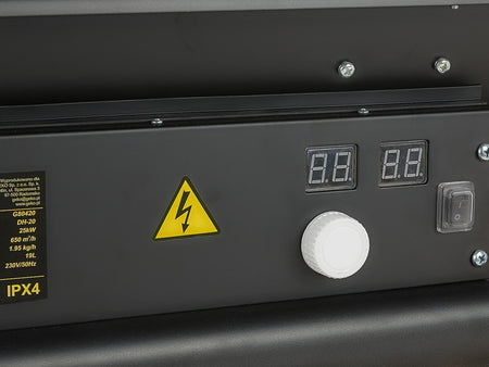 Oliegestookte directe kachel met thermostaat 25 kW
