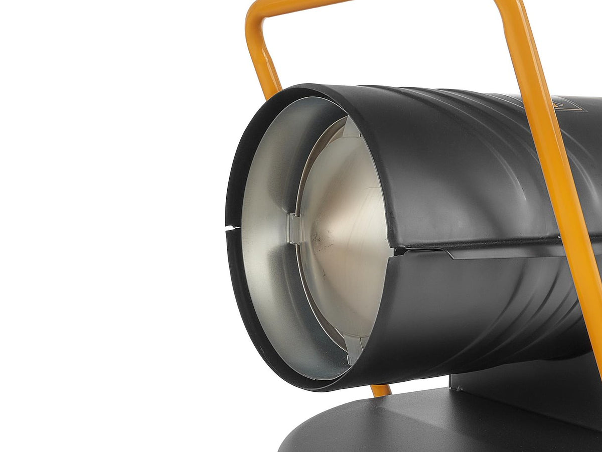 Oliegestookte directe kachel met thermostaat 25 kW