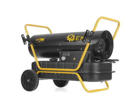 Oliegestookte directe kachel met thermostaat 40 kW