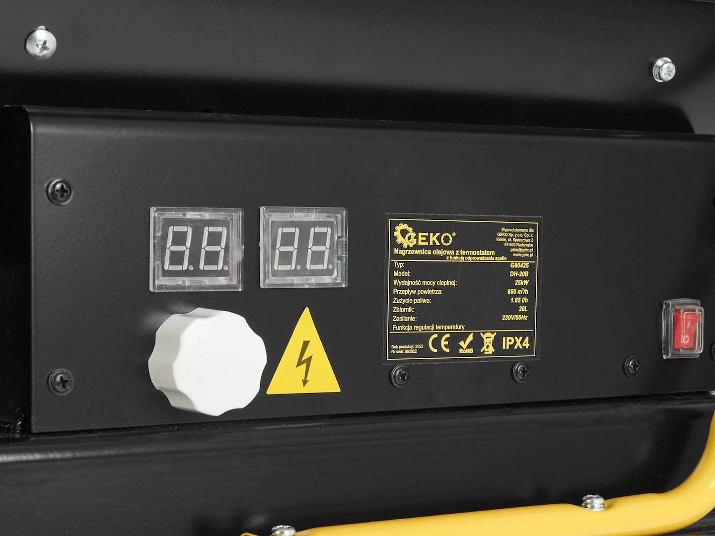 Oliegestookte indirecte kachel 25 kW