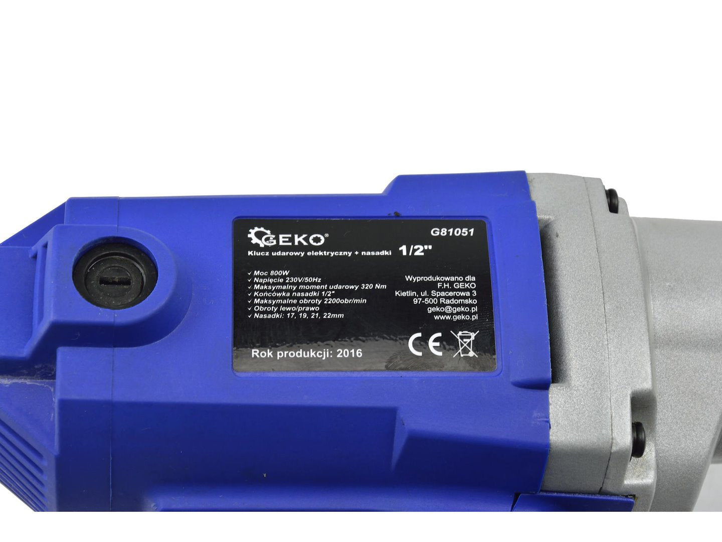 Elektrische slagsleutel 1/2 + doppen