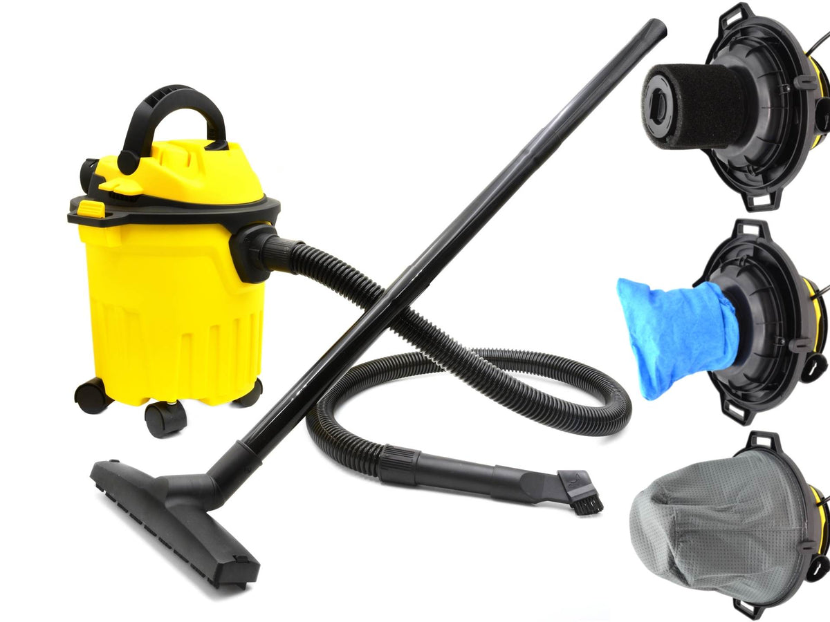 Industriële 15L Nat&Droog Stofzuiger 1250W