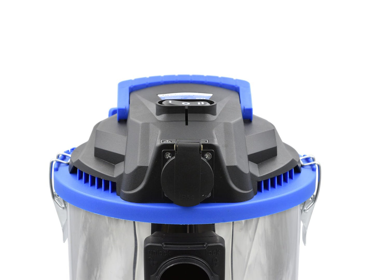 Industriële 25L Nat&Droog Stofzuiger 1500W