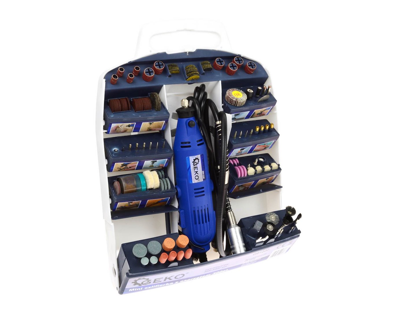 Multitool met flex-as en accessoire-assortiment 300 stuks