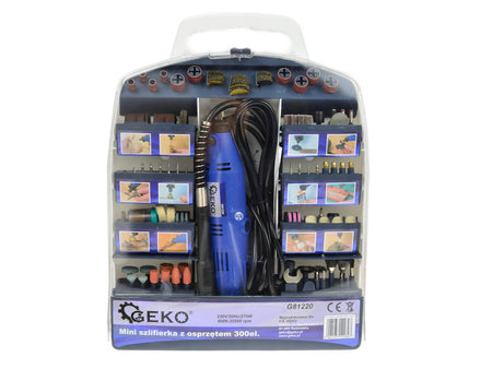 Multitool met flex-as en accessoire-assortiment 300 stuks