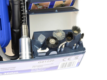 Multitool met flex-as en accessoire-assortiment 300 stuks
