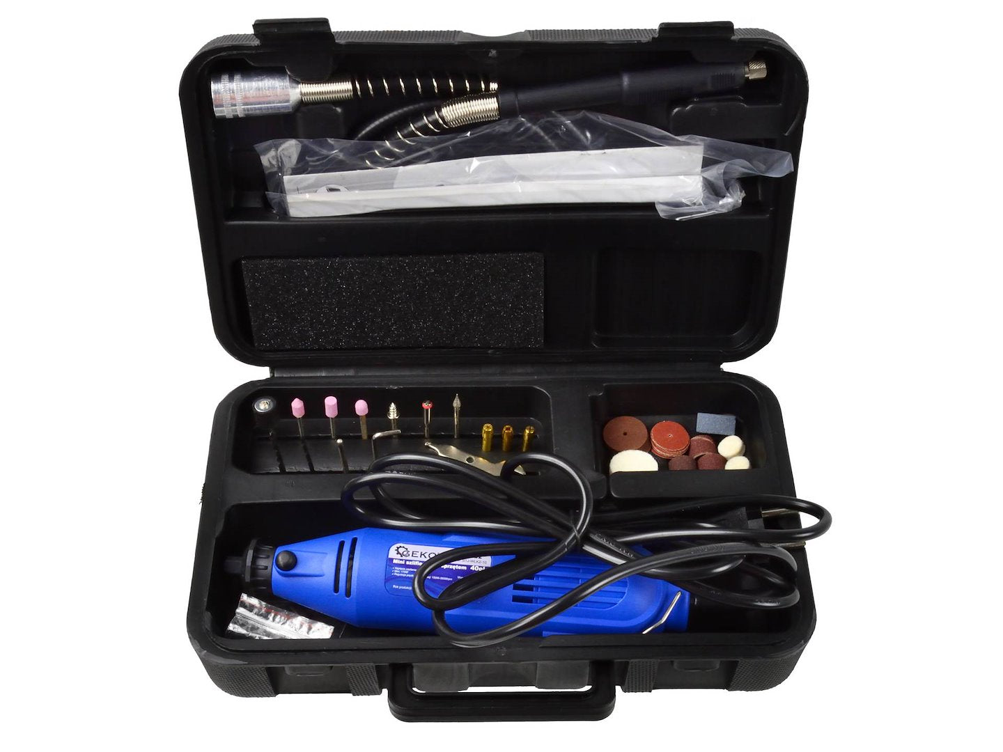 Multitool met flex-as en accessoire-assortiment 40 stuks