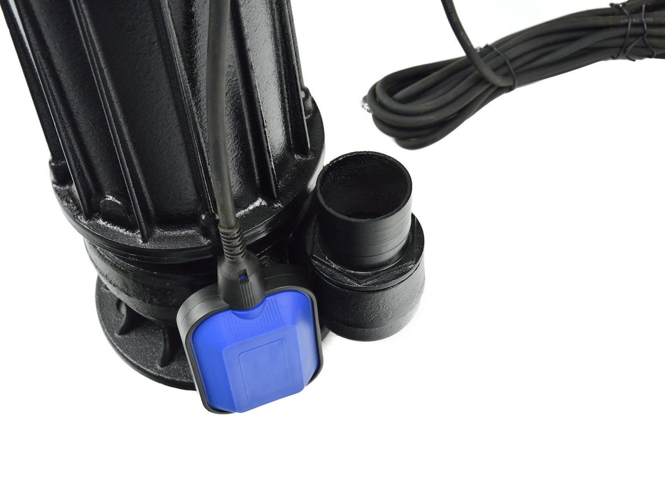 Waterpomp met koperdraad en vlotter