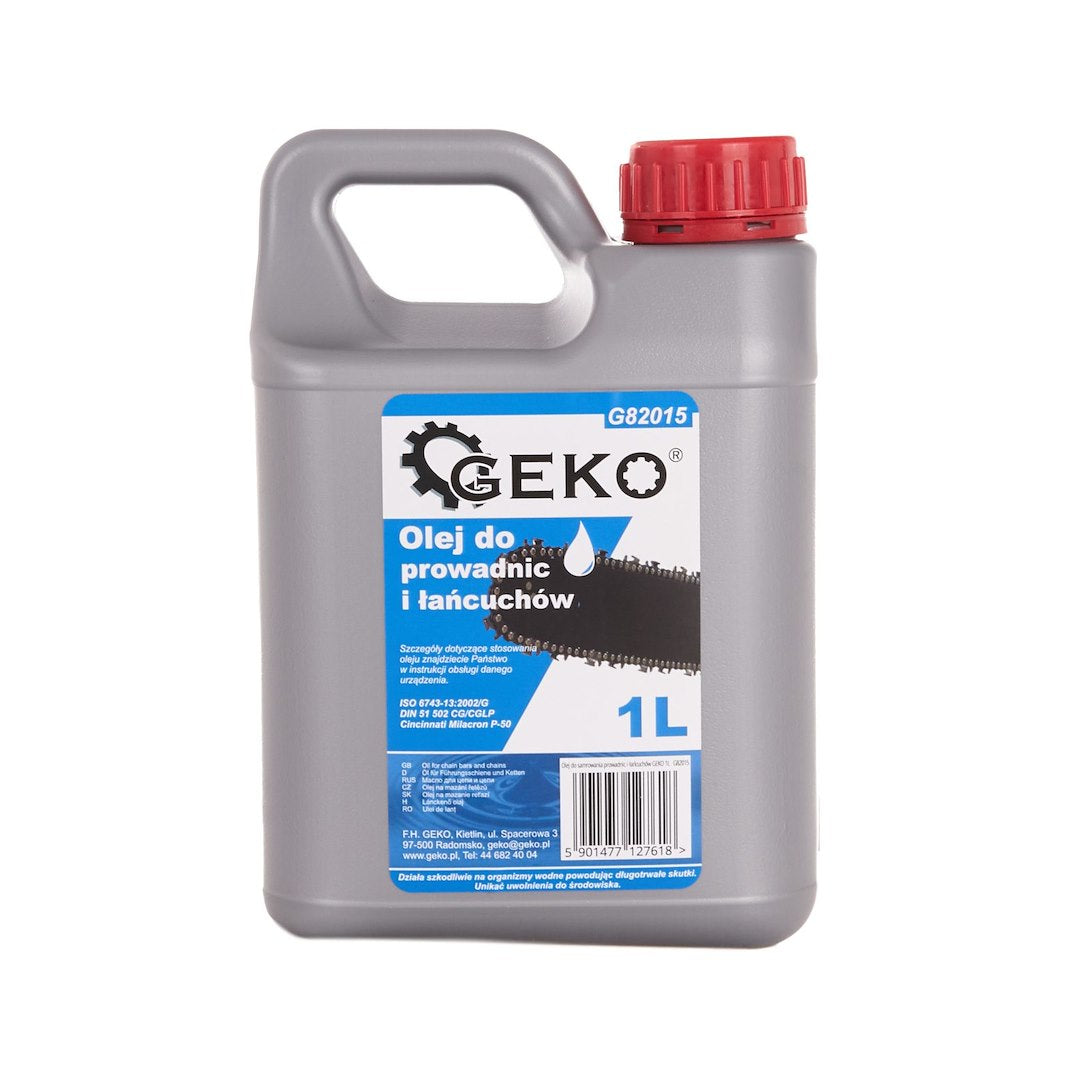 Olie voor kettinggeleiders en kettingen GEKO 1L