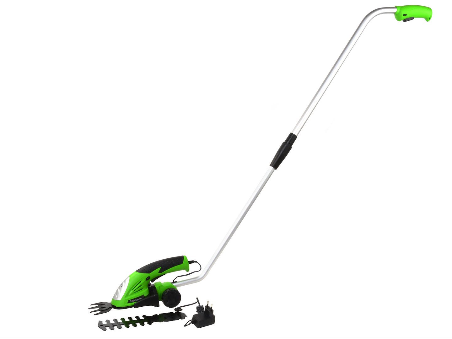 3,6V lithium snoerloze grastrimmer met 2 messen, oplader en steel