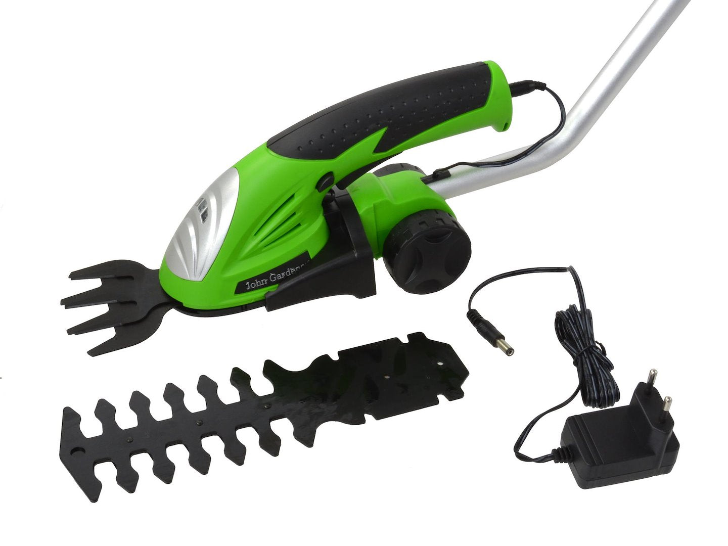 3,6V lithium snoerloze grastrimmer met 2 messen, oplader en steel