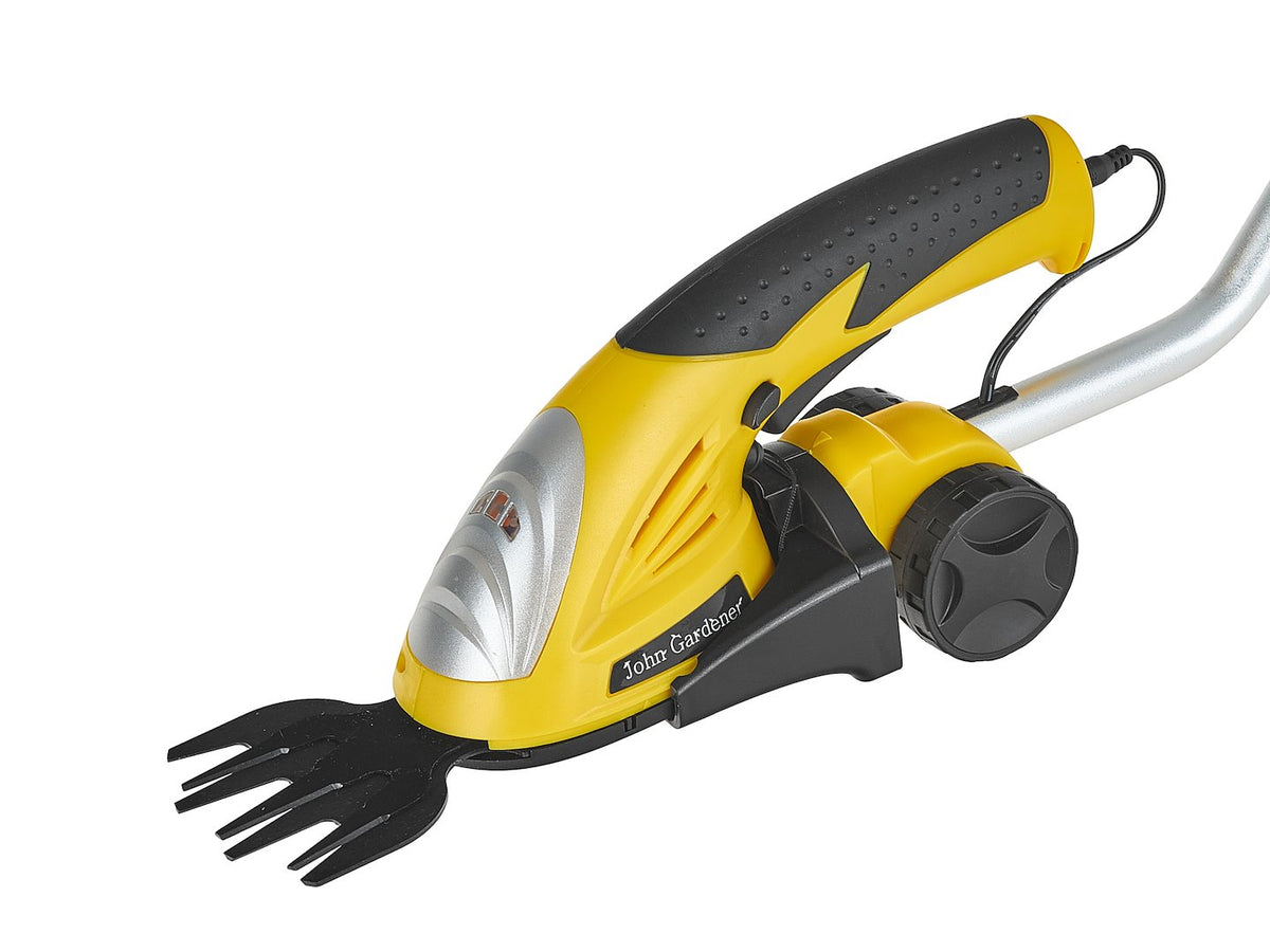 7,2V lithium snoerloze grasmachine met 2 messen, oplader en steel