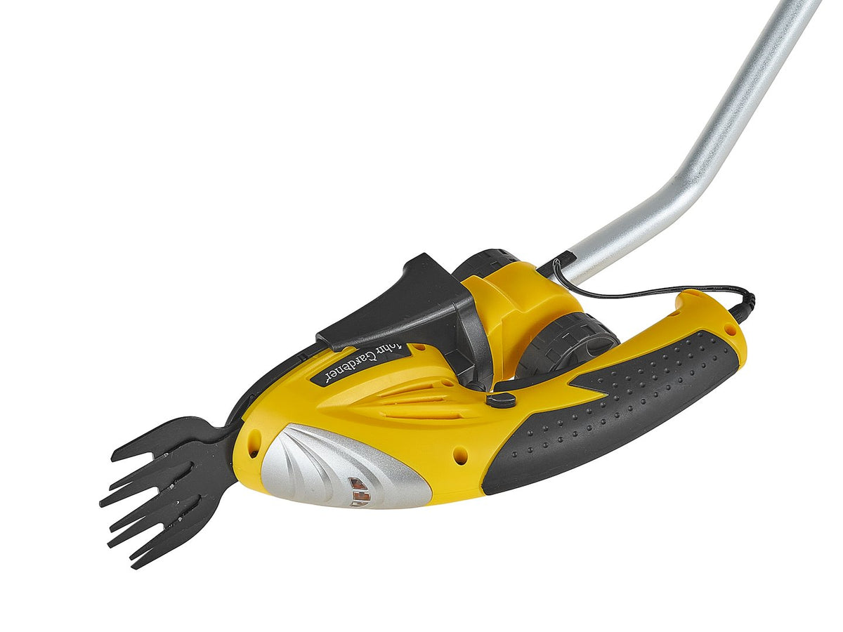 7,2V lithium snoerloze grasmachine met 2 messen, oplader en steel
