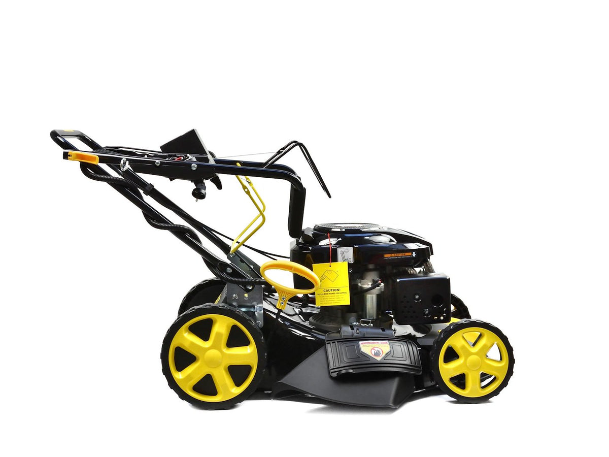 Grasmaaier, Loncin-motor, batterijstart, zelfrijdend, met paneel