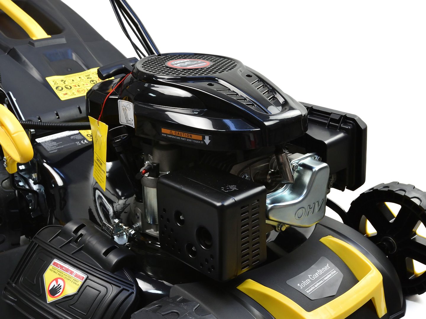 Grasmaaier, Loncin-motor, batterijstart, zelfrijdend, met paneel