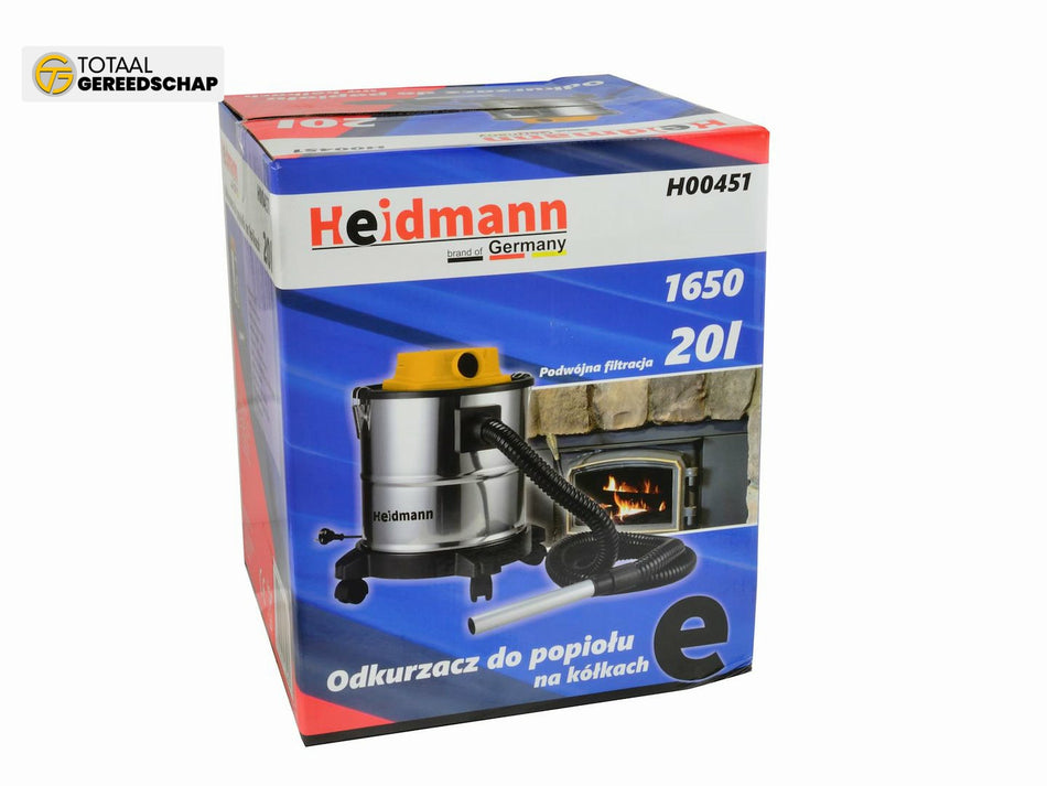 Ash Vacuum Cleaner 20L on Wheels