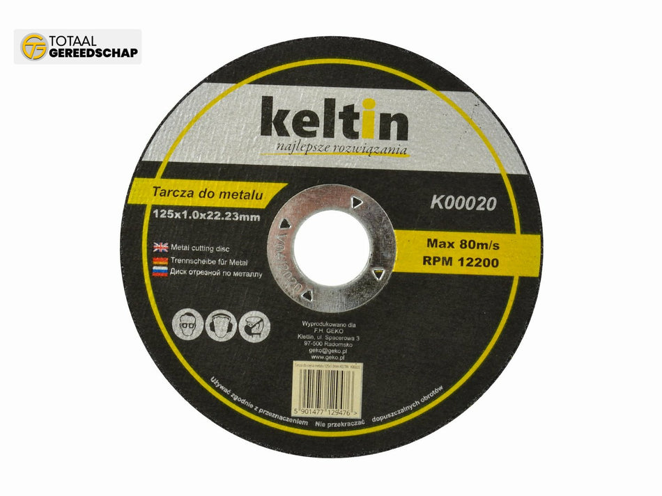 Cutting blade for metal  125x1.0mm