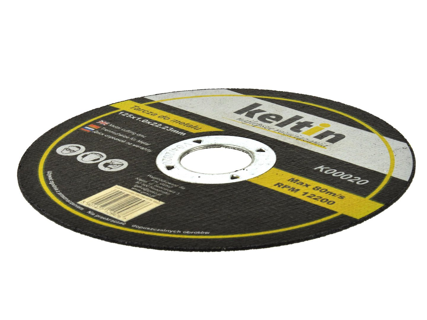 Snijblad voor metaal 125x1,0mm