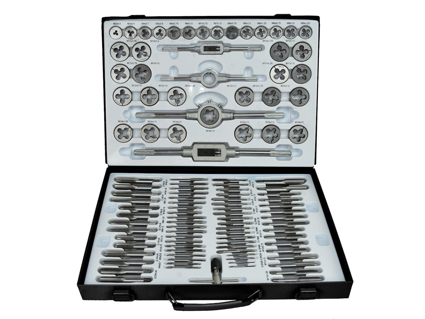 110-delige metrische steek-draaigereedschapset
