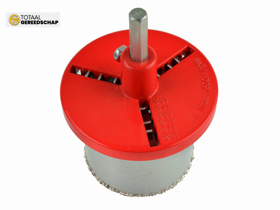 Tungsten Carbide Gritted Hole Saw Set 4 pcs