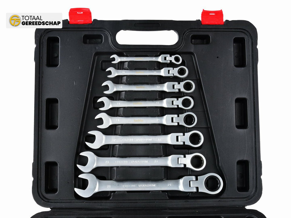 Reversible Ratcheting Wrench Set 8-32 mm 13pcs