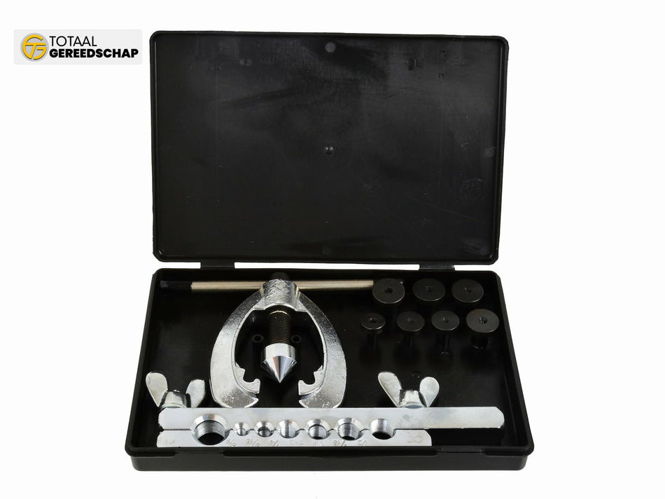 9 piece double flaring tool kit black case