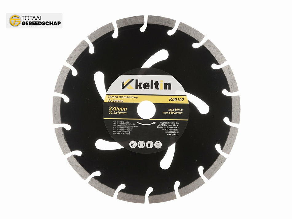 Segmented diamond blade 230x22.2x10mm /black/