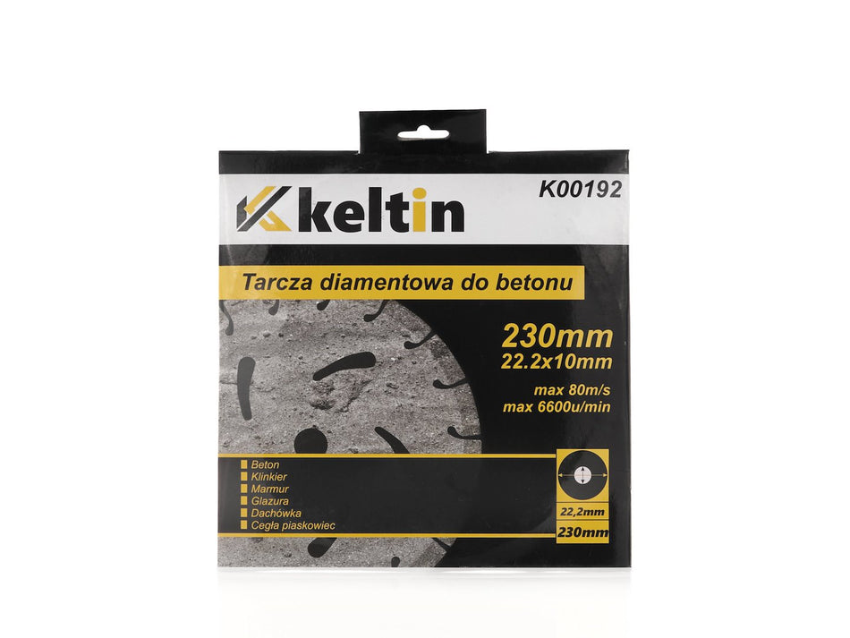 Segmentzaagblad diamant 230x22,2x10mm /zwart/