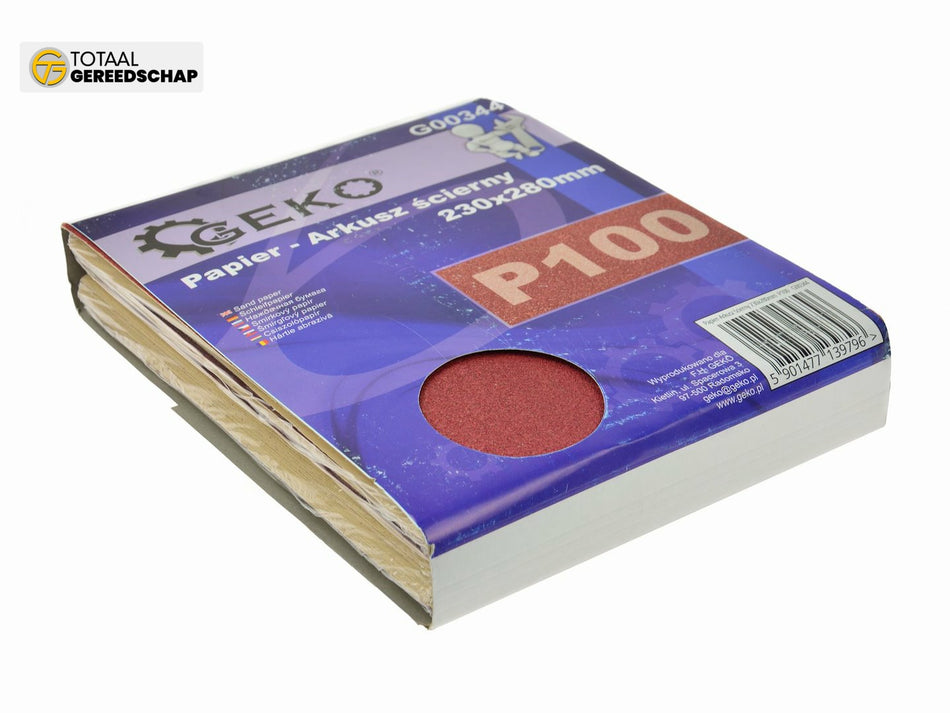 Sand Paper aluminium oxide 230x280mm P100