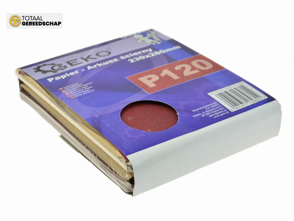 Sand Paper aluminium oxide 230x280mm P120