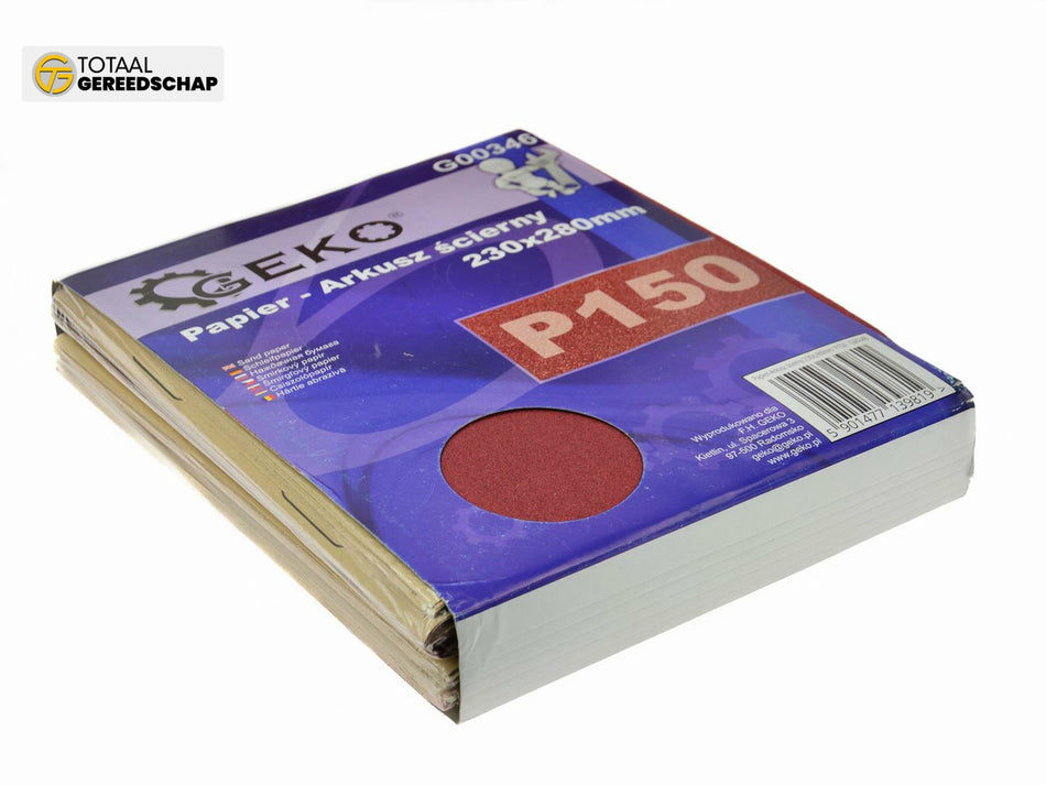 Sand Paper aluminium oxide 230x280mm P150