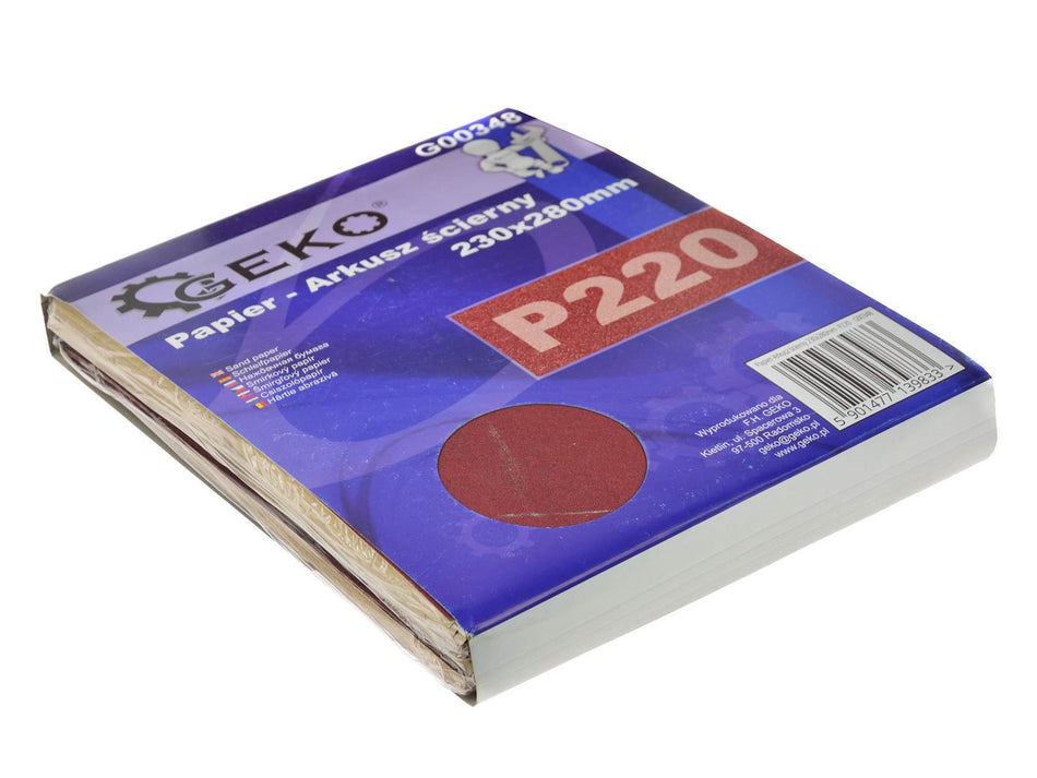 Schuurpapier aluminiumoxide 230x280mm P220