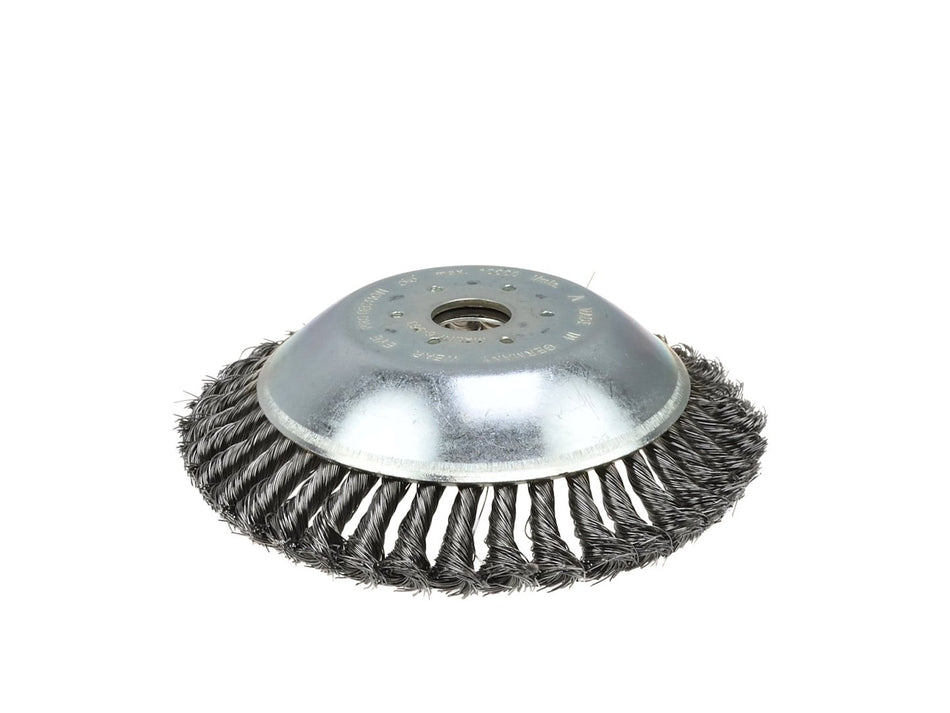 Ronde stalen draadborstel snijkop 200x25,4mm