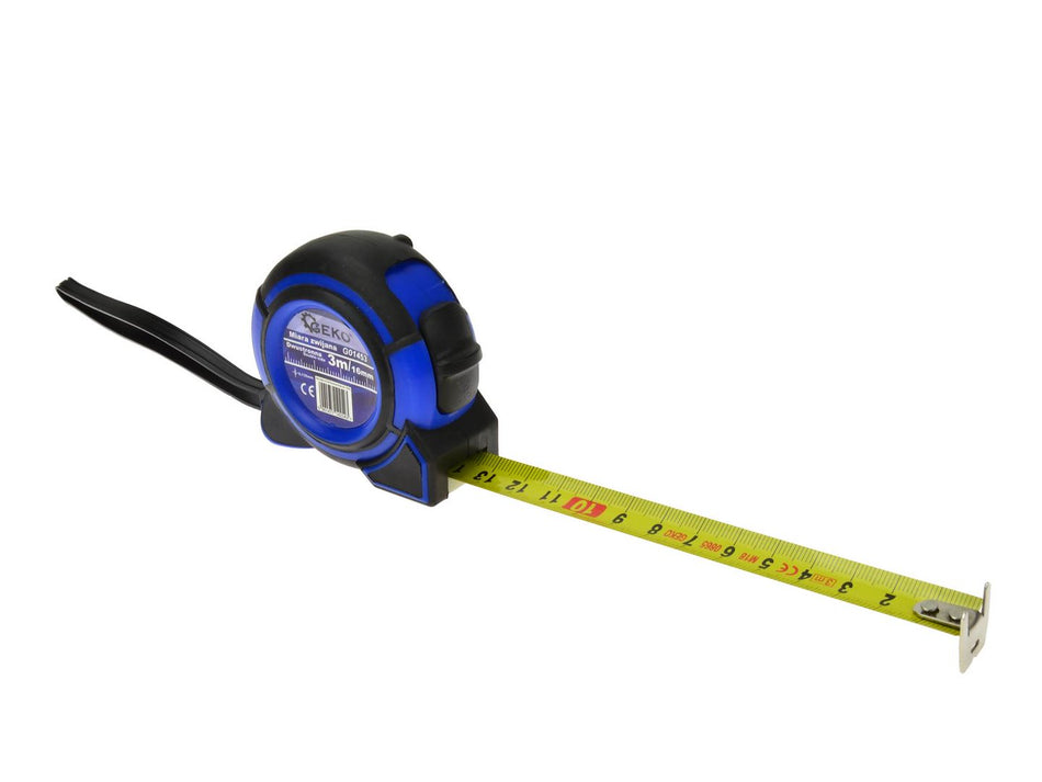 Meetlint dubbelzijdig 3m x 16mm GEKO