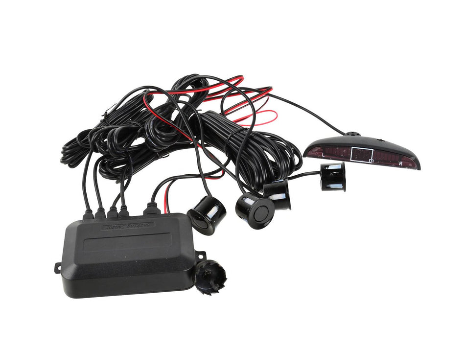 LED-display parkeersensor systeem met 4 sensoren