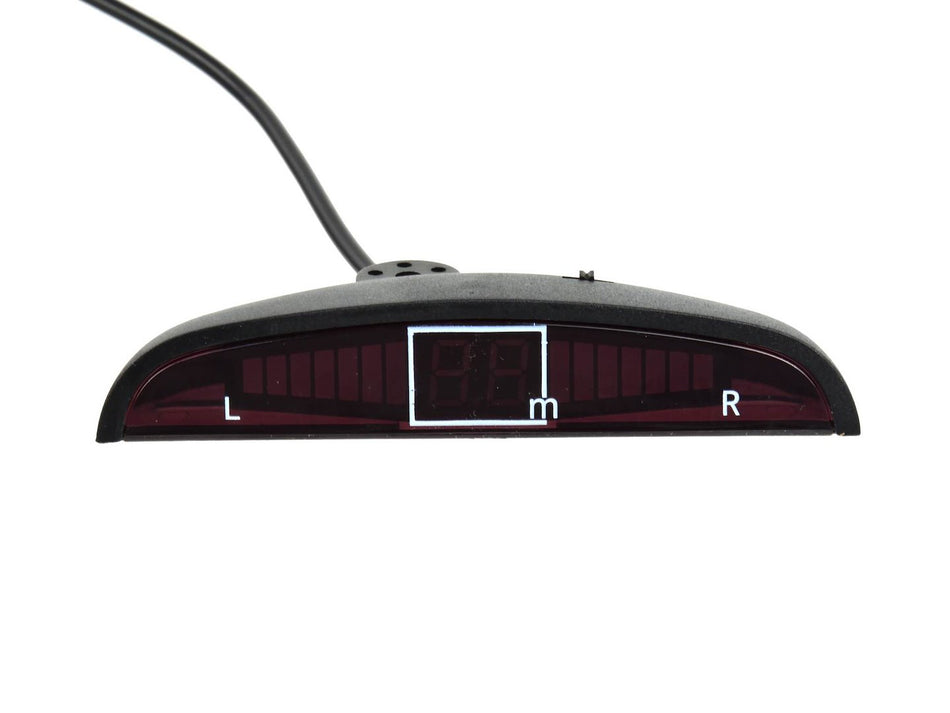 LED-display parkeersensor systeem met 4 sensoren