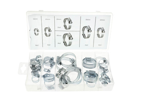 26-delige slangklem assortiment
