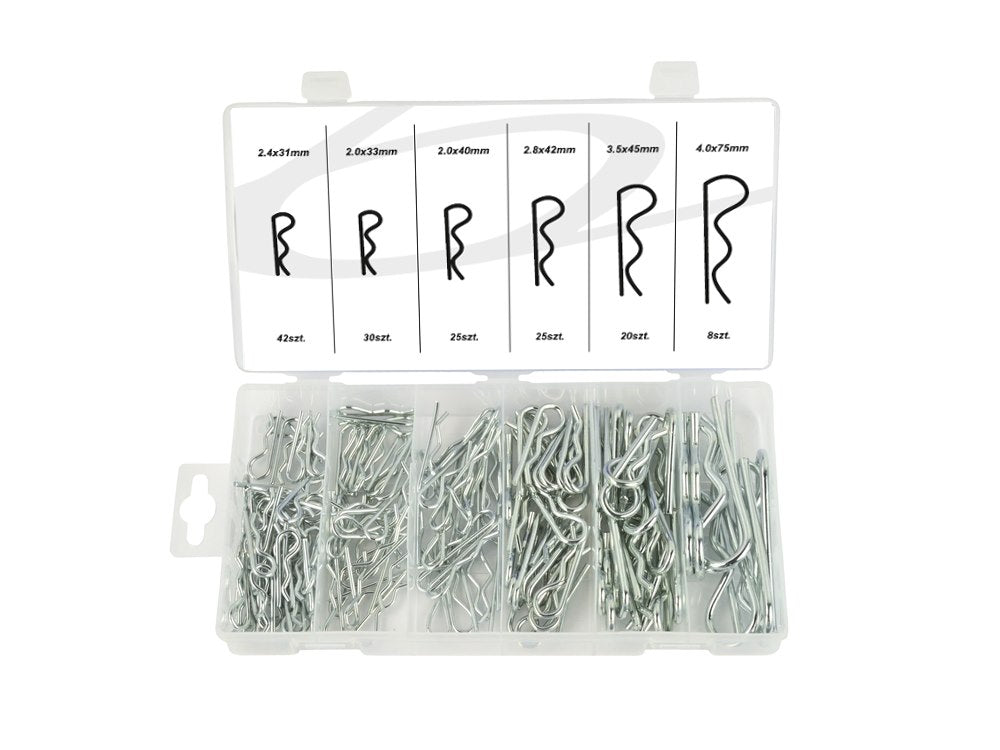 Stalen bevestigingsclips assortiment 150 stuks