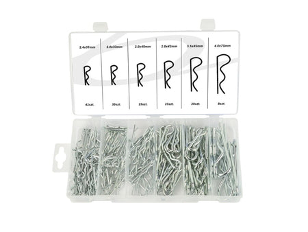 Stalen bevestigingsclips assortiment 150 stuks